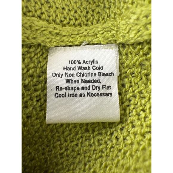 Kintamani Wind River Sz L Single Shell Button Cardigan Loose Knit Sheer Lightwei - Picture 8 of 9